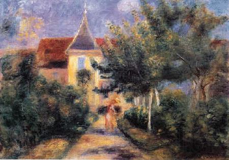 Pierre Renoir Renoir's House at Essoyes France oil painting art